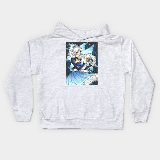 Weiss - RWBY Kids Hoodie by JuliaWaa